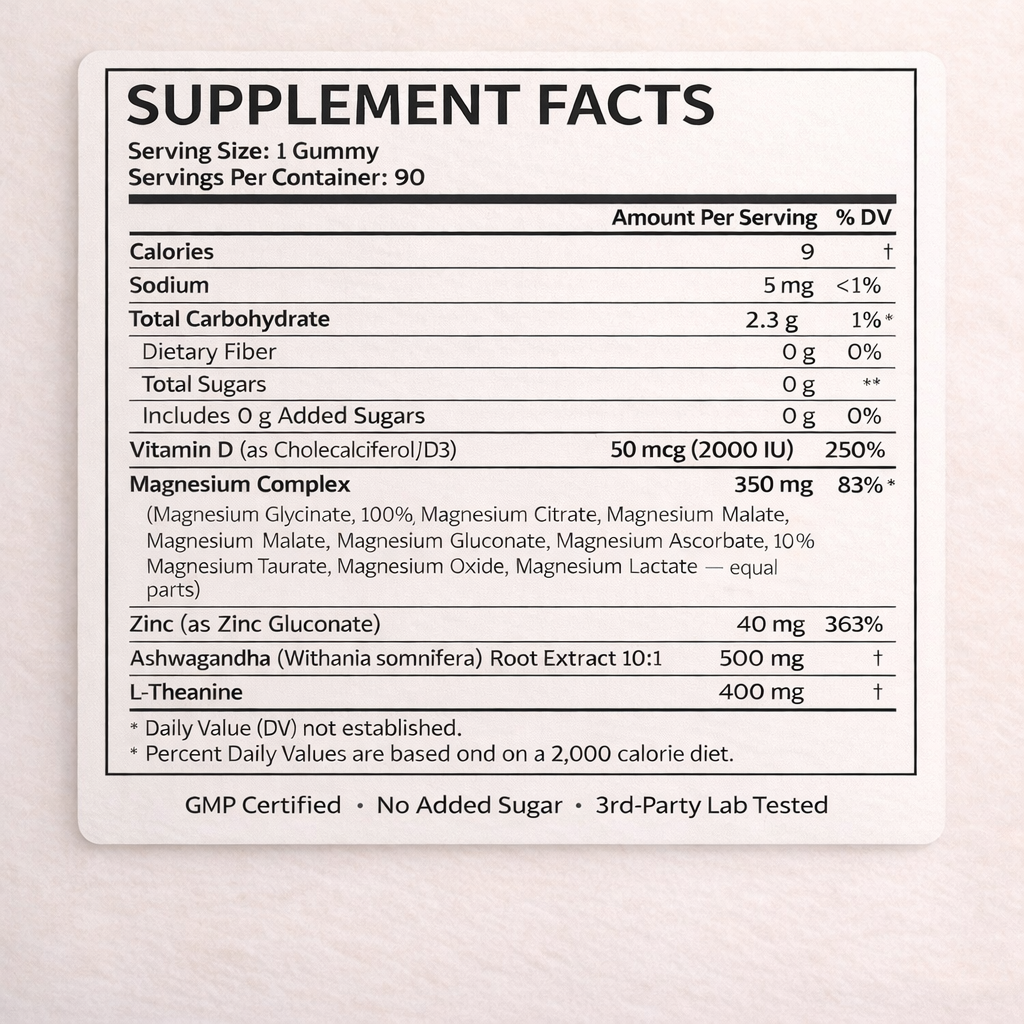 Infuse DeepCalm Gummies For RLS